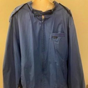 Members Only Lightweight Windbreaker Golf Jacket 3X Blue